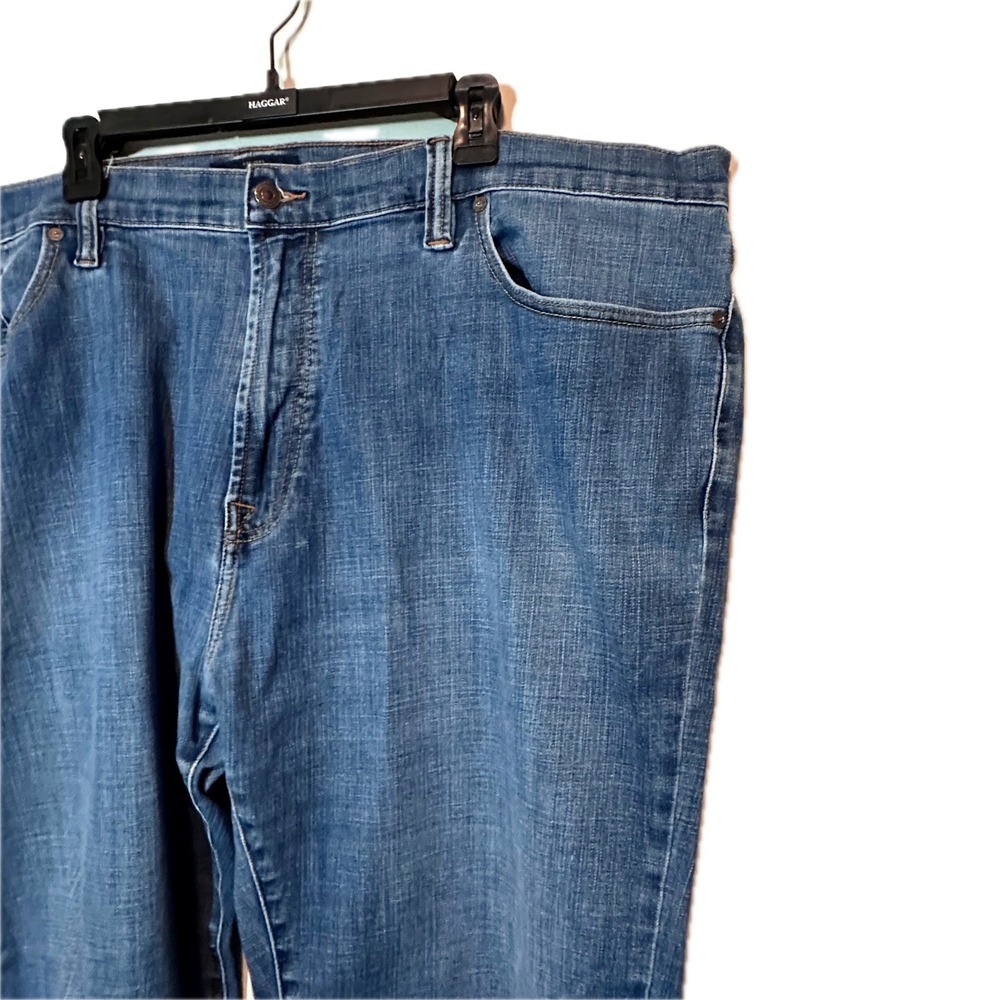 Lucky Brand 181 Relaxed Straight Mens Jeans 48x32 Medium Wash Blue Denim